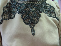 Накладка на переднюю часть платья или блузки